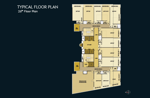 Typical Floor Plan - 26th