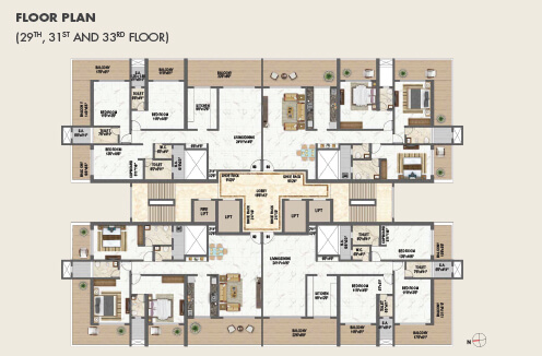 Floor Plan (29th, 31st And 33rd Floor)